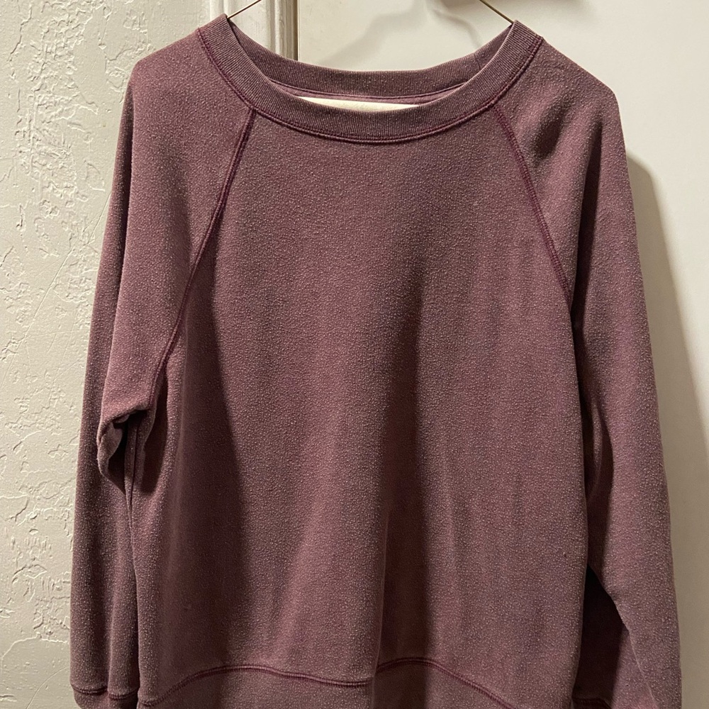 Purple Crewneck Sweatshirt